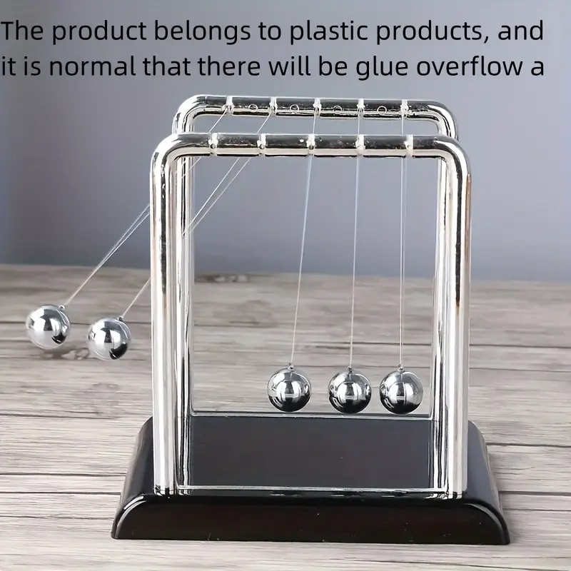 Newton Cradle Large - Newton's Cradle Balance Steel Ball Onderwijsbenodigdheden
