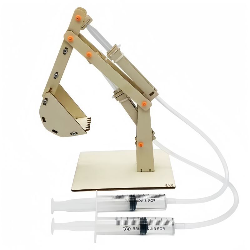 Science Project Diy - DIY Hydraulische Graafmachine Model Kids Tecnologia