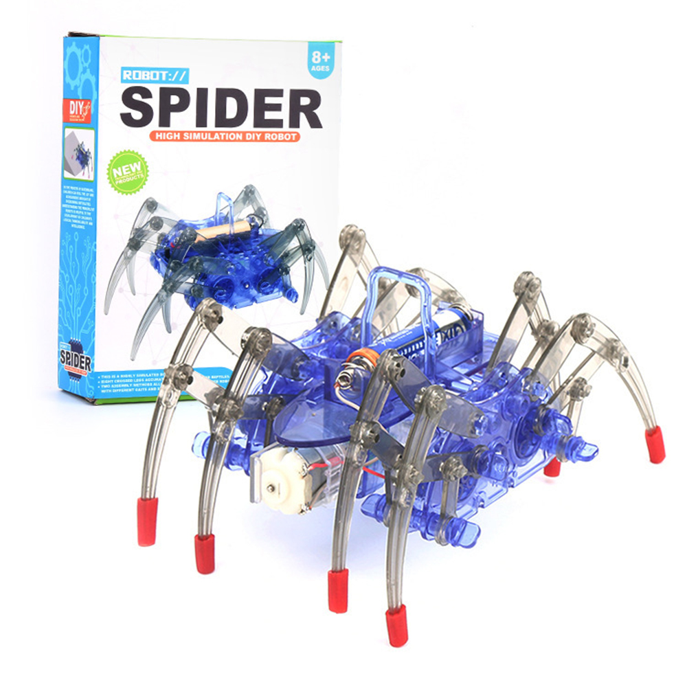Science Project - Elektrische bionische spinrobot DIY-kit, mechanisch model