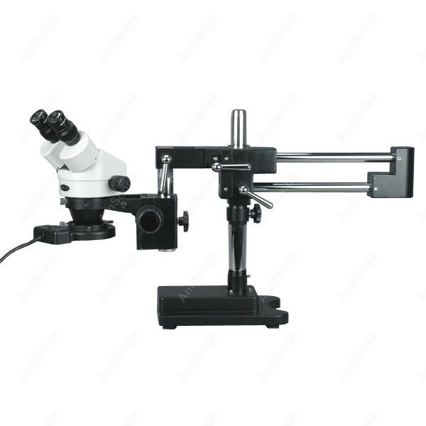 Amscope Microscope Stereo 7X-45X - AmScope binoculaire zoomstereomicroscoop 7X-45X+ 8W fluorescerend