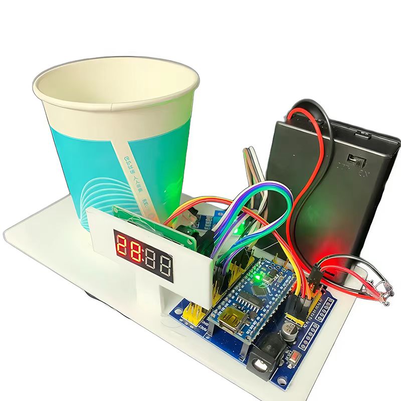 Science Robot - Drinkwaterherinnering Robot Handgemaakte wetenschap Drinkwaarschuw Creatieve