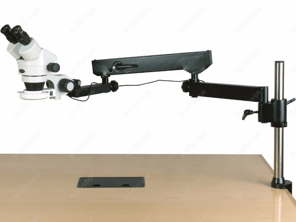 Amscope Microscope Stereo 7X-45X - AmScope binoculaire zoom stereomicroscoop 7X-45X+ met