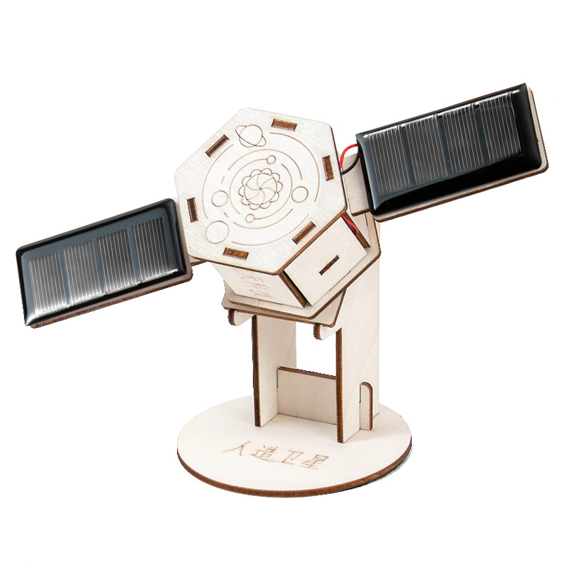 Science Project - DIY Solar Satelliet Kunstmatige Assemblage Kid