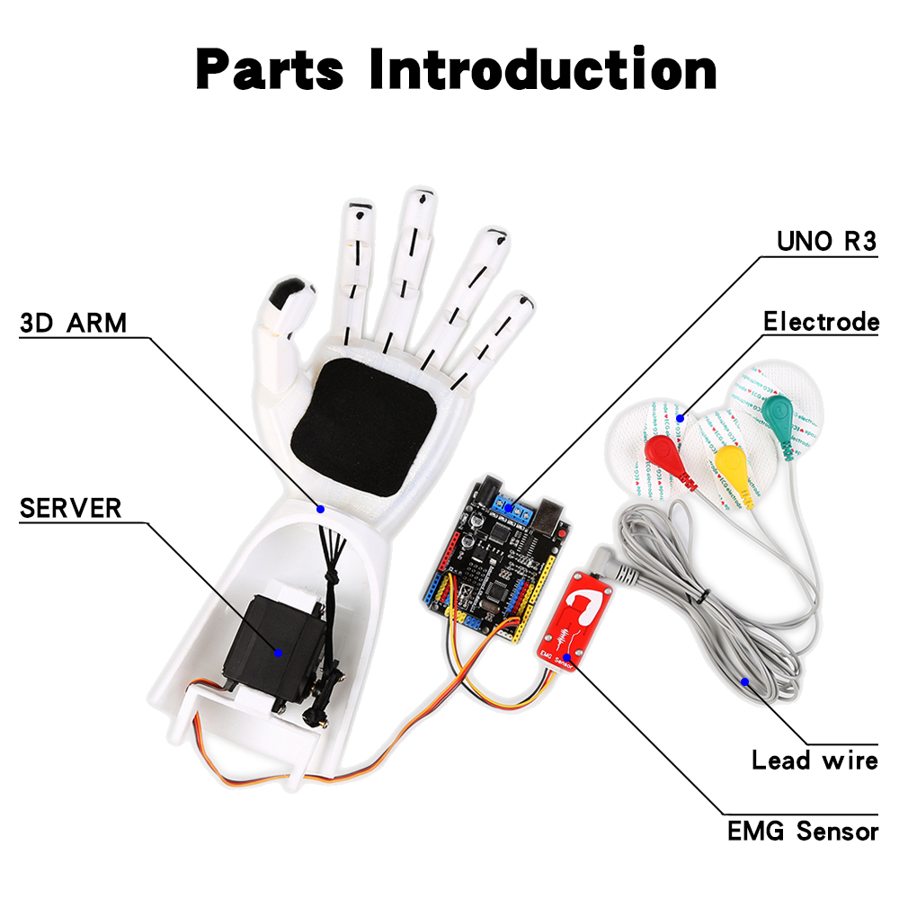 Emg Sensor Robotarm Elektrisch - Science Project recensie en prijs