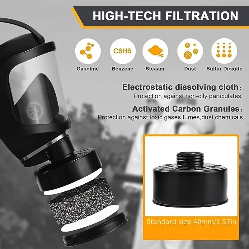 MF14 Volledig gasmasker Herbru - Science And Invention recensie en prijs