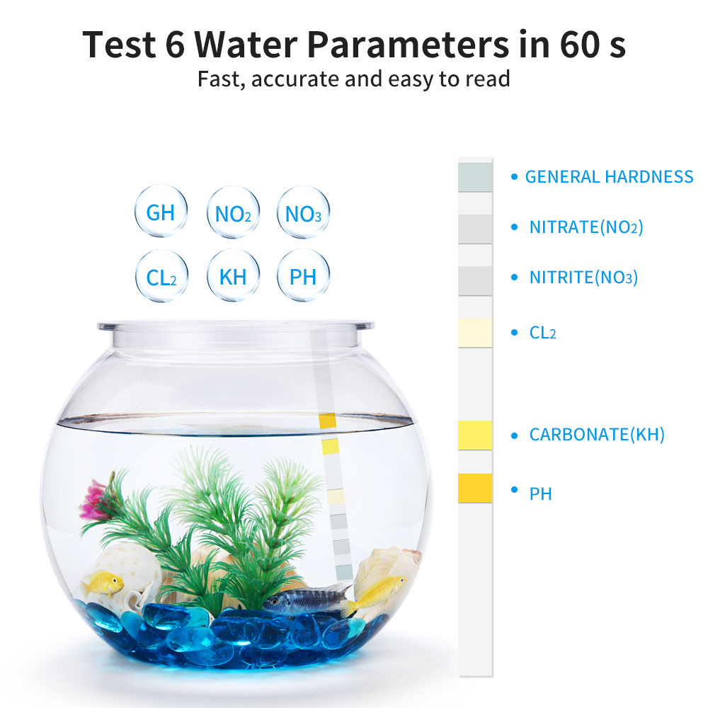 6-In-1 Waterkwaliteit Teststri - Ph Strip Test recensie en prijs