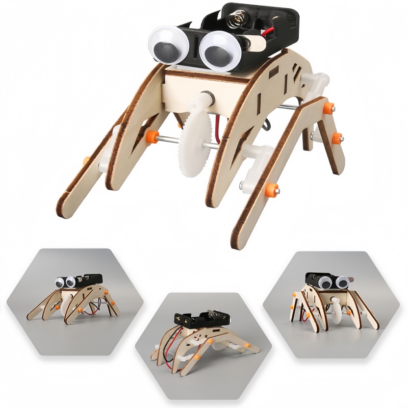 Zelfgemaakte loopspinnenrobot, - Science And Invention recensie en prijs