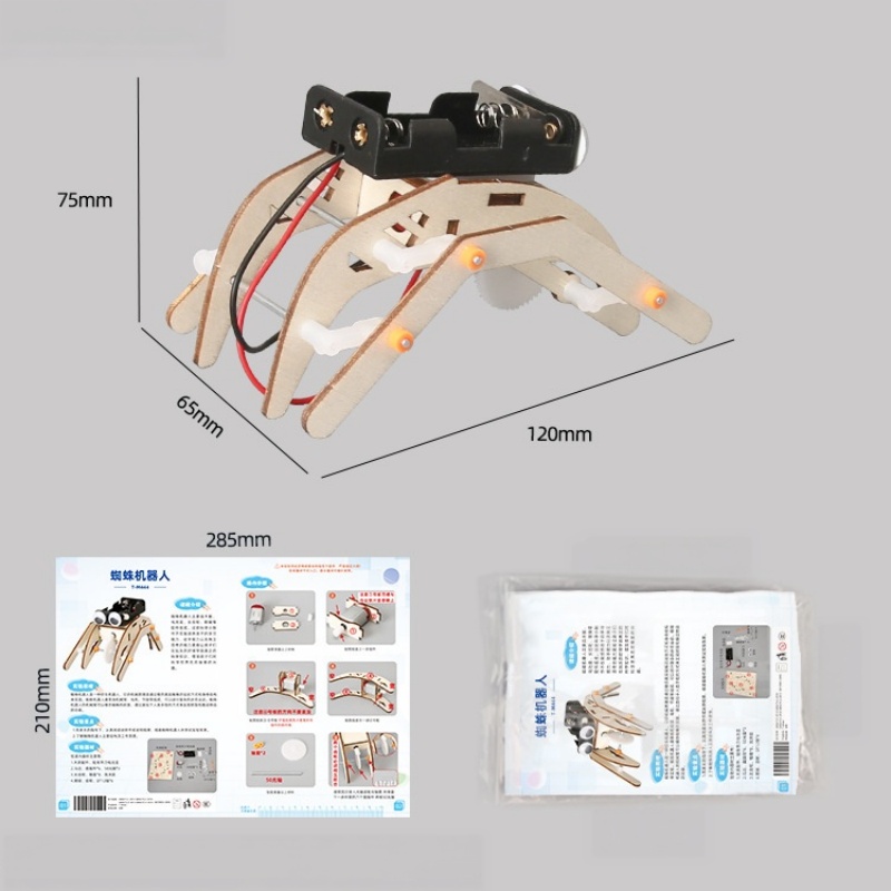 Zelfgemaakte loopspinnenrobot, - Science And Invention recensie en prijs